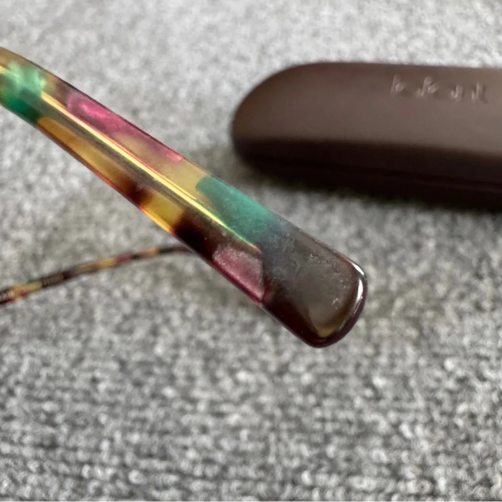 Jean Lafont Pensee 7036 Eyeglass Frames 54mm Multicolor Tortoise France